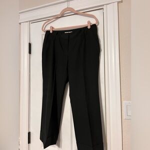 MICHAEL KORS DRESS CROP PANTS BLACK